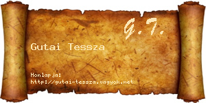 Gutai Tessza névjegykártya